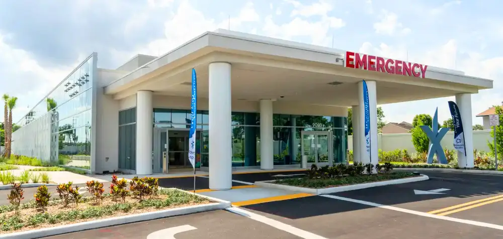 The new Broward Health Emergency Room in Sunrise, Florida